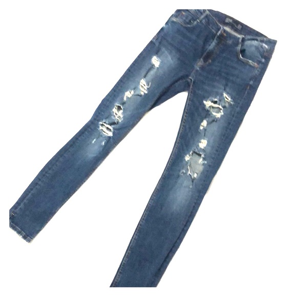 Zara jeans - mid rise destroyed, size 6 - Picture 1 of 4